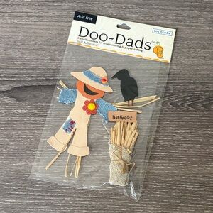 ❤️$5 Colorbok Doo Dads Harvest Scarecrow Self Adhesive Embellishment